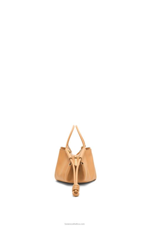 Loewe Women Small Paseo bag in shiny nappa calfskin 206XF418 Warm Desert - Image 5