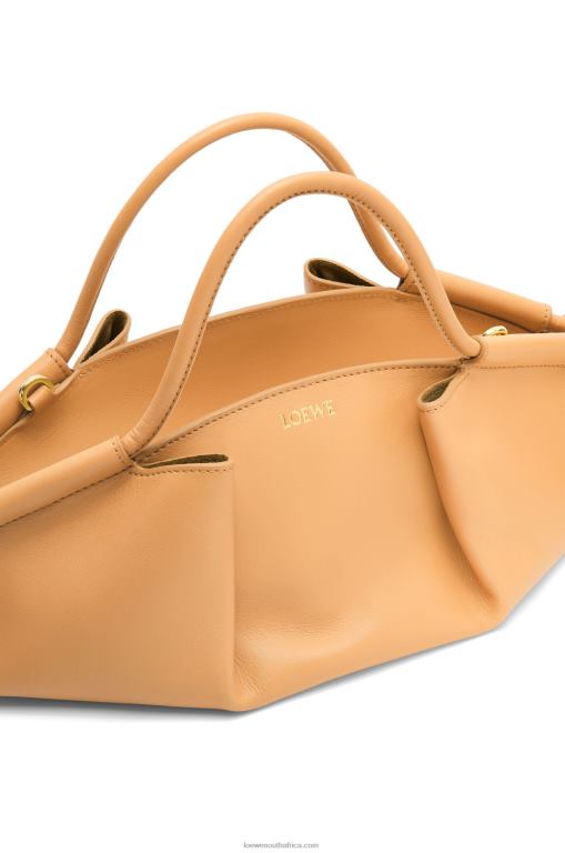 Loewe Women Small Paseo bag in shiny nappa calfskin 206XF418 Warm Desert - Image 10
