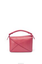 Loewe Women Small Puzzle bag in satin calfskin 206XF490 Plumrose - Image 5