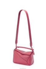 Loewe Women Small Puzzle bag in satin calfskin 206XF490 Plumrose - Image 6