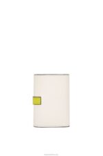Loewe Women Small vertical wallet in soft grained calfskin 206XF1228 Soft White/Lime Yellow - Image 4