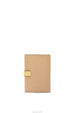 Loewe Women Small vertical wallet in soft grained calfskin 206XF1286 Butter/Pale Lemon - Image 4