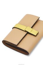 Loewe Women Small vertical wallet in soft grained calfskin 206XF1286 Butter/Pale Lemon - Image 5
