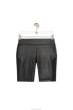 Loewe Women Stretch cycling shorts in nappa 206XF1128 Black - Image 5