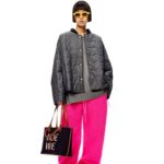 Loewe Women Sweater in cashmere 206XF1018 Grey