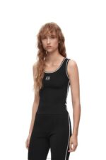 Loewe Women Tank top in viscose 206XF939 Black - Image 2