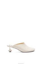 Loewe Women Toy mule in goatskin 206XF737 White