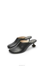 Loewe Women Toy mule in goatskin 206XF739 Black - Image 3