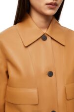 Loewe Women Turn-up jacket in nappa lambskin 206XF1133 Warm Desert - Image 4