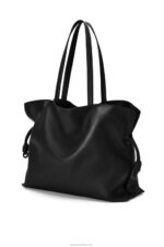 Loewe Women XL Flamenco bag in nappa calfskin 206XF410 Black - Image 4
